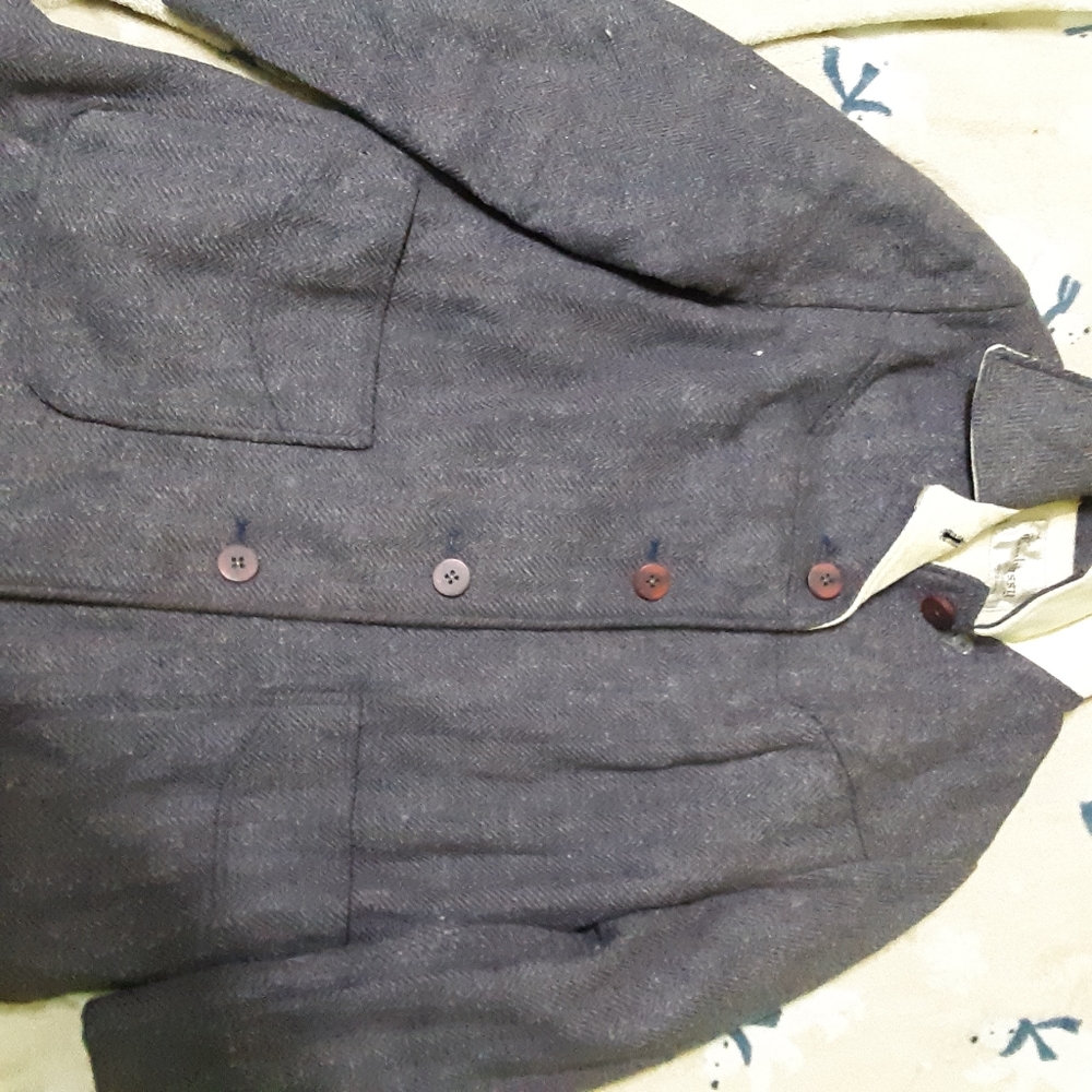 Men's Embassy wool tranche coat